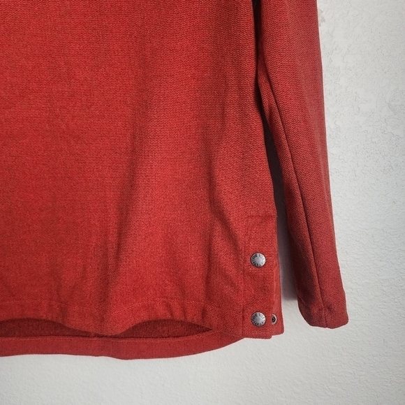 The North Face Knit Stitch Coat Pullover Hooded Sweater Snap Henley Fleece XS - Picture 6 of 12